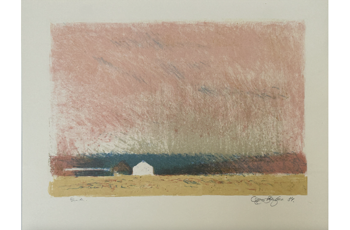 Lille Rd Aftenhimmel